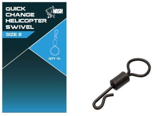 10kom - Vrtilica Nash Quick Change Helicopter Swivel 8