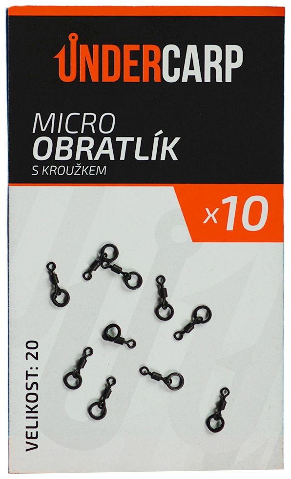 10kom - Vrtilica s prstenom UnderCarp Vel. 20