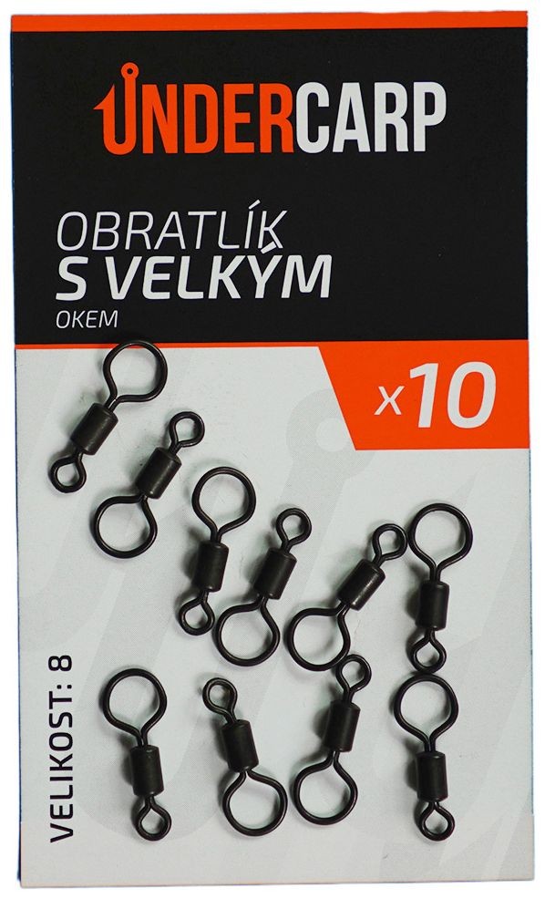 10kom - Vrtilica s velikim okom UnderCarp