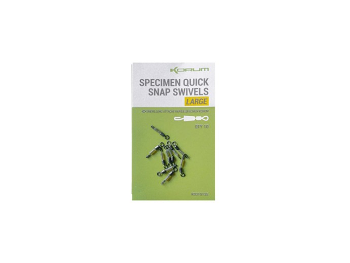 10kom - Vrtilica Specimen Quick Snap Swivel