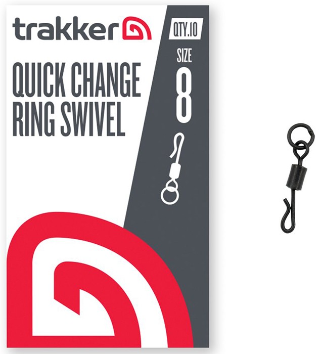 10kom - Vrtilica Trakker QC Ring Swivel Veličina 8