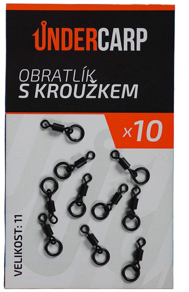 10kom - Vrtilica UnderCarp s prstenom Veličina 11