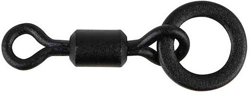 10kom - Vrtilice s prstenom Fox Edges Mini Hook Ring Swivels