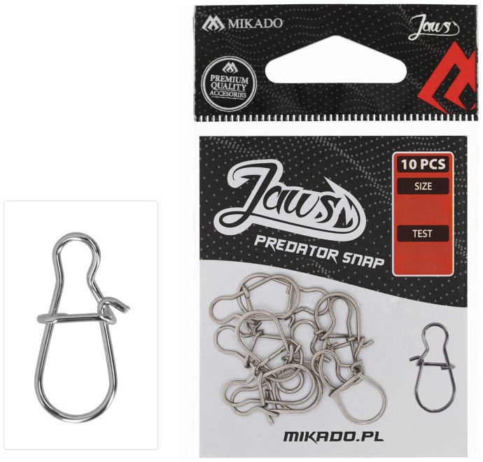 10ks - Brza vezna karabina Mikado Jaws Predator Snap