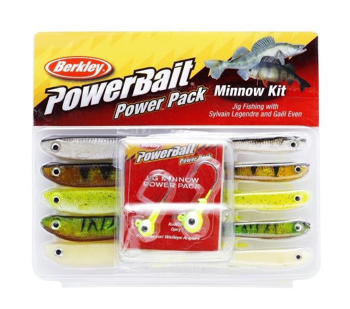 10ks - Gumová Nástraha Berkley PowerBait Pro Pack Minnow Assorted 7.5-10cm