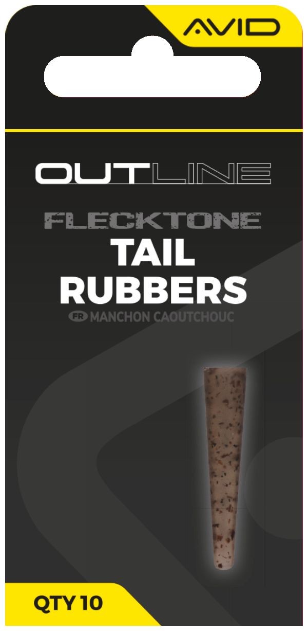 10ks - Gumový Prevlek Avid Outline FleckTone Tail Rubber