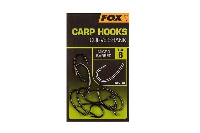 10ks - Háček Fox Carp Hooks Curve Shank