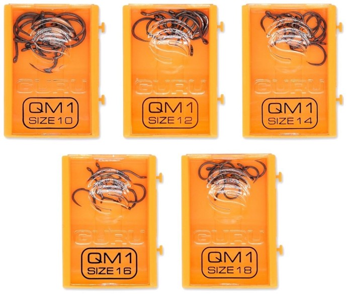 10ks - Háček Guru QM1 Hook Barbless