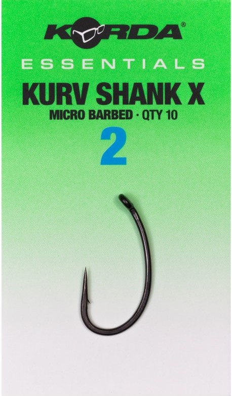 10ks - Háček Korda Essential Kurv X Barbed