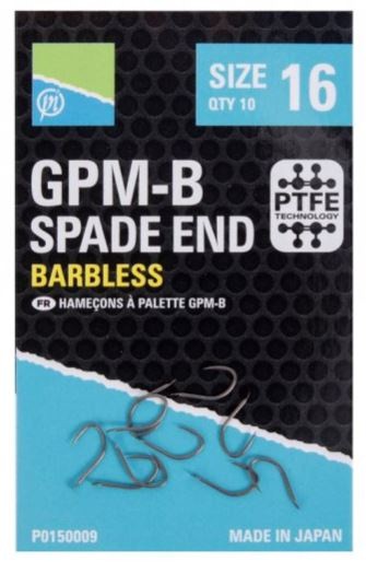 10ks - Háček Preston GPM-B Spade End Hooks