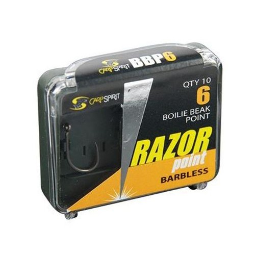 10ks - Háčik Carp Spirit Hook Boilie Beak Point Barbless Veľkosť 8