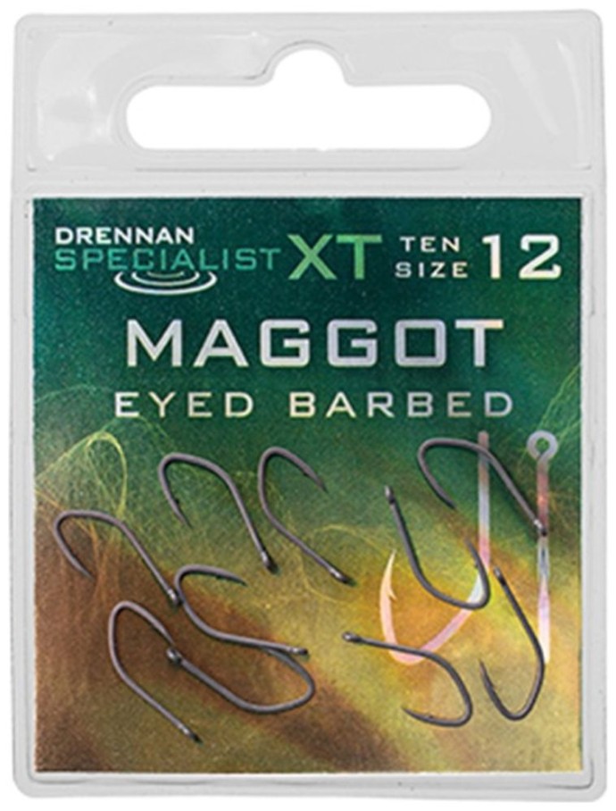 10ks - Háčik Drennan Specialist XT Maggot Barbed Veľkosť 14