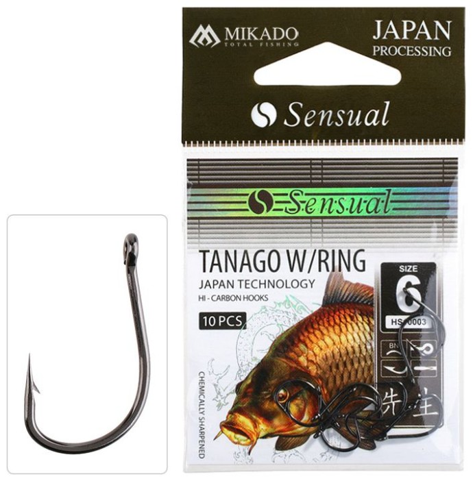 10ks - Háčik Mikado Sensual Tanago s krúžkom