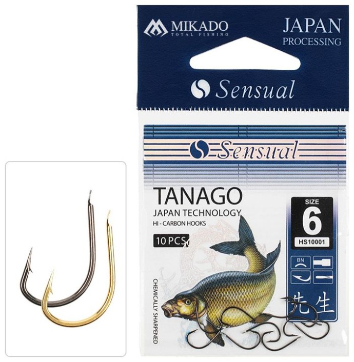 10ks - Háčik Mikado Sensual Tanago Veľkosť 12