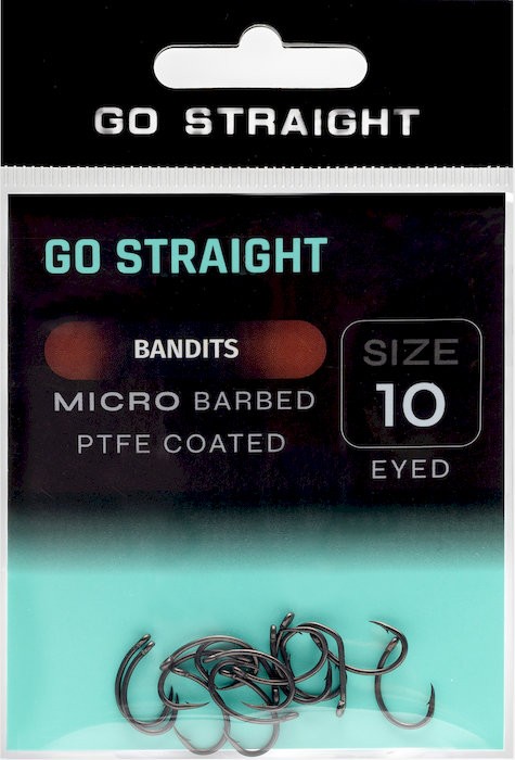 10ks - Háčiky Go Straight Bandits Microbarbed Veľkosť 10