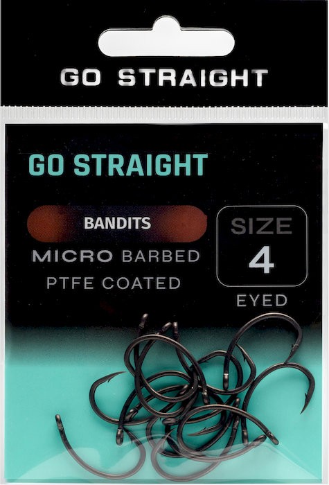 10ks - Háčky Go Straight Bandits Microbarbed Velikost 4