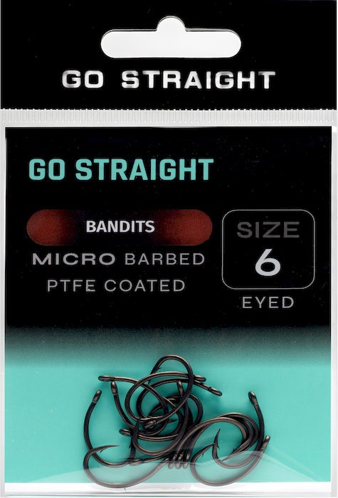 10ks - Háčky Go Straight Bandits Microbarbed Velikost 6