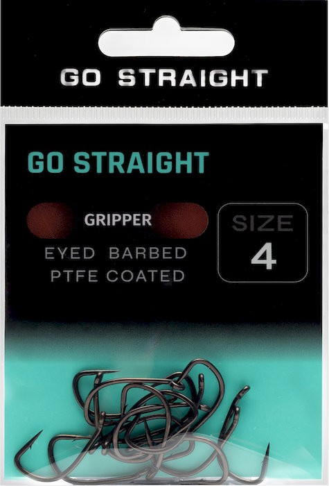 10ks - Háčky Go Straight Gripper Barbed Velikost 4