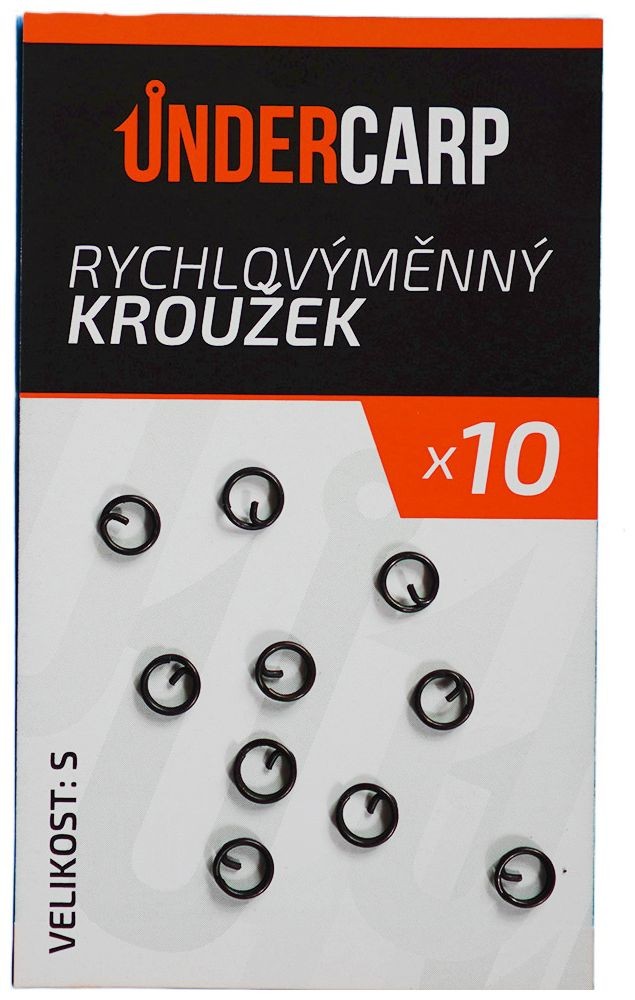 10ks - Kroužki UnderCarp Rychlovymjenjivi kroužek