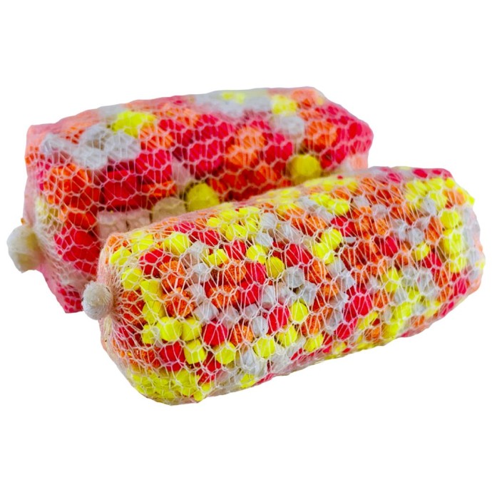 10ks PVA Pančuchy LK Baits Fluoro Fruitberry 2mm 25x50mm