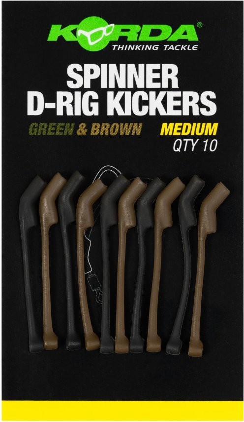 10ks - Rovnátko na Háček Korda Spinner D Rig Kickers Green/Brown