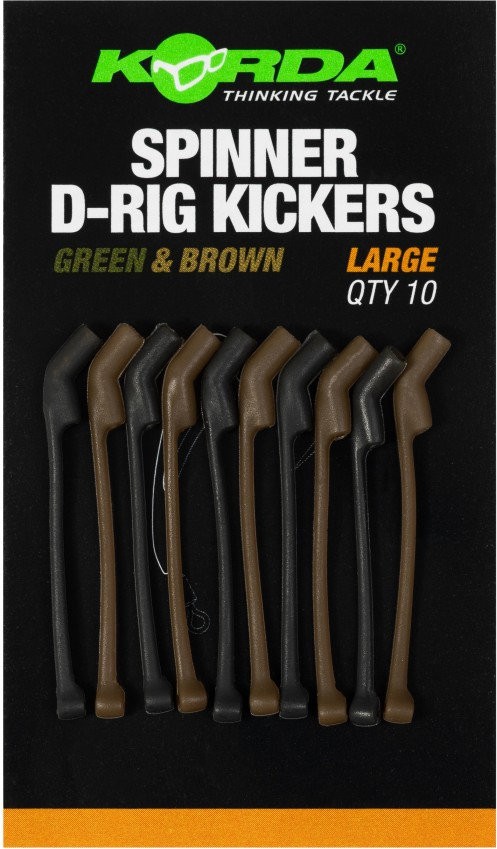 10ks - Rovnátko na Háčik Korda Spinner D Rig Kickers Green/Brown