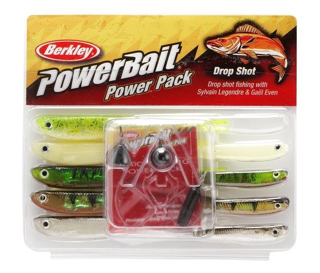 10ks - Set Gumových Nástrah Berkley PowerBait Pro Pack Drop Shot Assorted