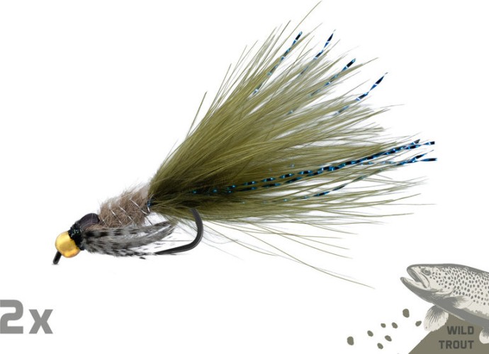 10ks - Set umjetnih muha Delphin Fly Wild Trout