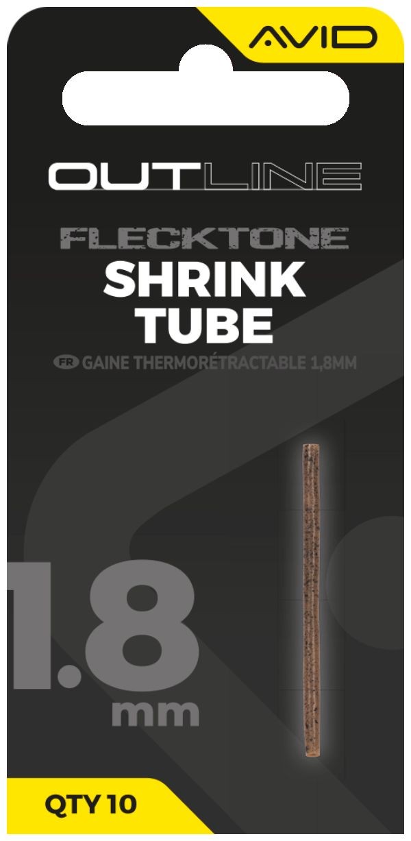 10ks - Smršťovací Hadička Avid Outline FleckTone Shrink Tube 1.8mm