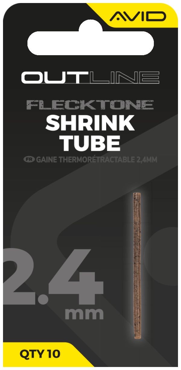 10ks - Smršťovací Hadička Avid Outline FleckTone Shrink Tube 2.4mm