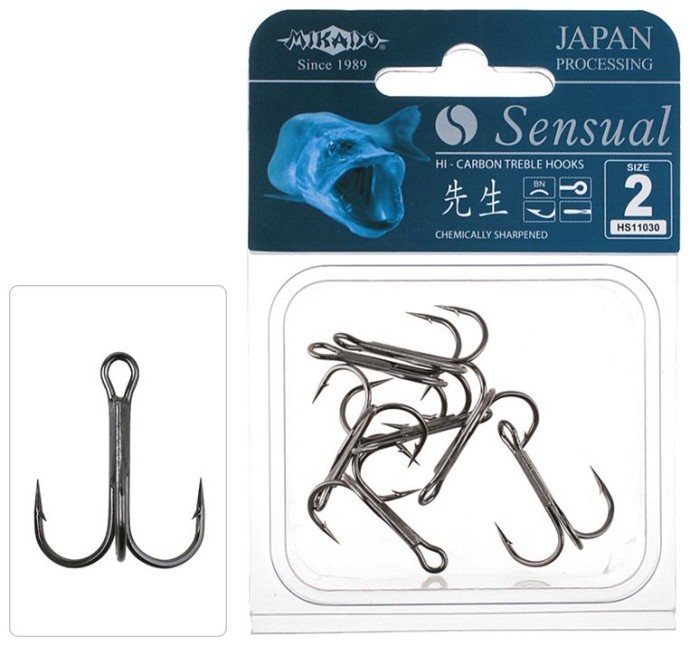 10ks - Trojháčky Mikado Sensual Round Velikost 10