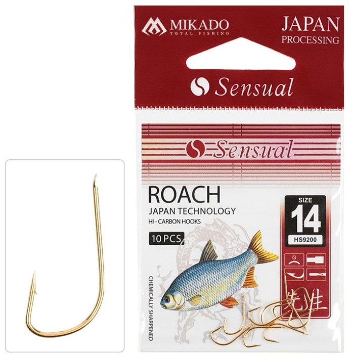 10ks - Udica Mikado Sensual Roach Zlatna Veličina 8