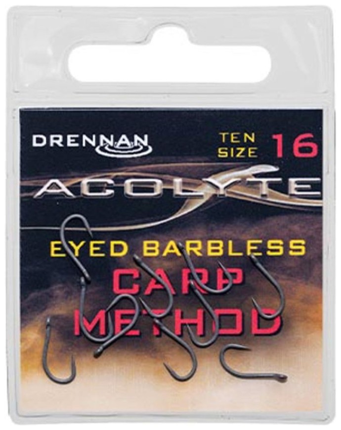10ks - Udice bez protivrega Drennan Acolyte Carp Method bezbračne