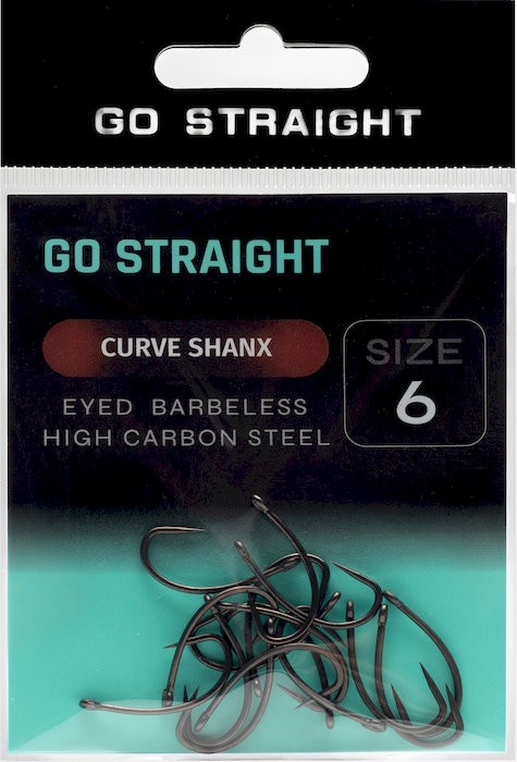 10ks - Udice Go Straight Curve Shanx Barbless Veličina 6