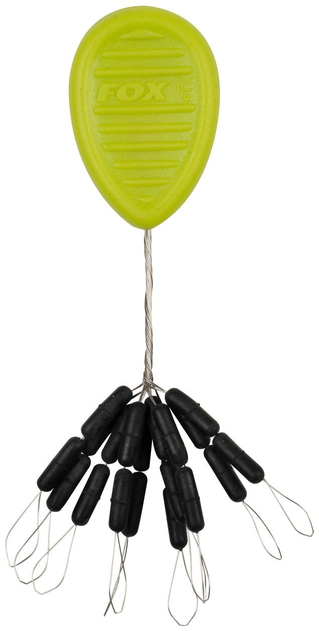 10ks - Zarážky na plavanou Fox Rage Predator Braid Stops Black