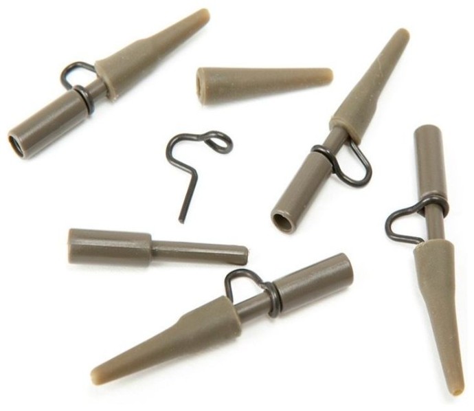 10ks - Zavitci UnderCarp Safety Lead Clip visokotlačni zeleni