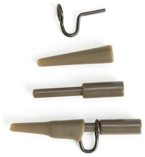 10ks - Zavitci UnderCarp Safety Lead Clip visokotlačni zeleni