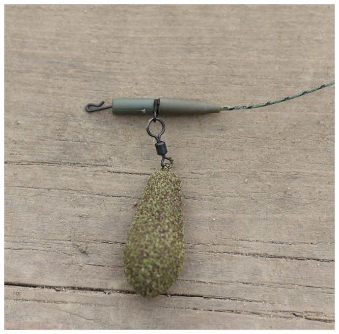 10ks - Zavitci UnderCarp Safety Lead Clip visokotlačni zeleni