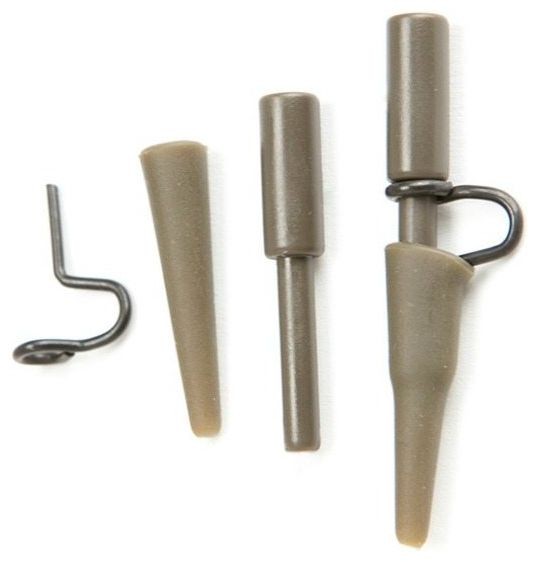 10ks - Zavitci UnderCarp Safety Lead Clip visokotlačni zeleni