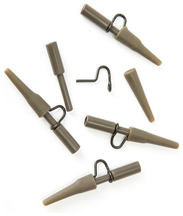10ks - Zavitci UnderCarp Safety Lead Clip visokotlačni zeleni