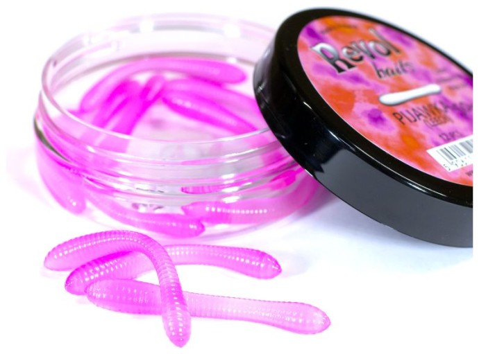 12kom - Gumeni Mamci Revol Baits Leech 50mm Sir-Češnjak