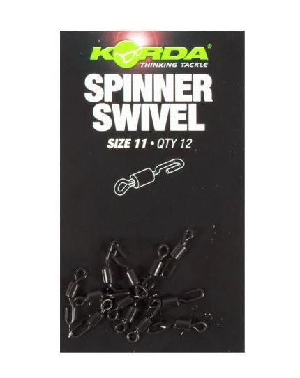 12kom - Vrtilica Korda Spinner Swivels Veličina 11