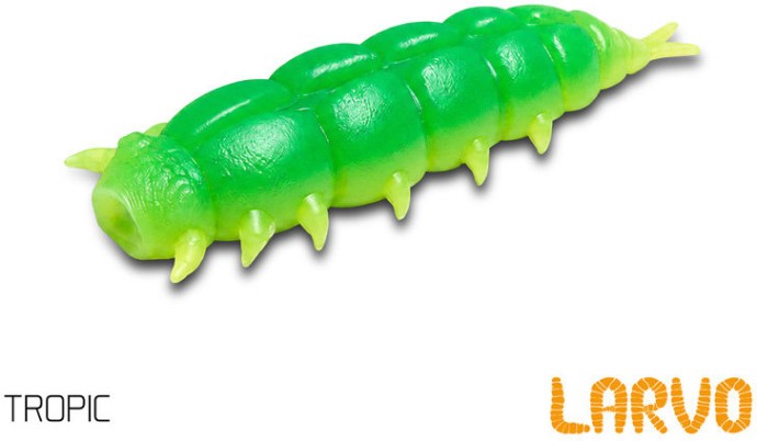 15kom - Gumeni Mamac Delphin LARVO Cheese 3cm 0,5gr