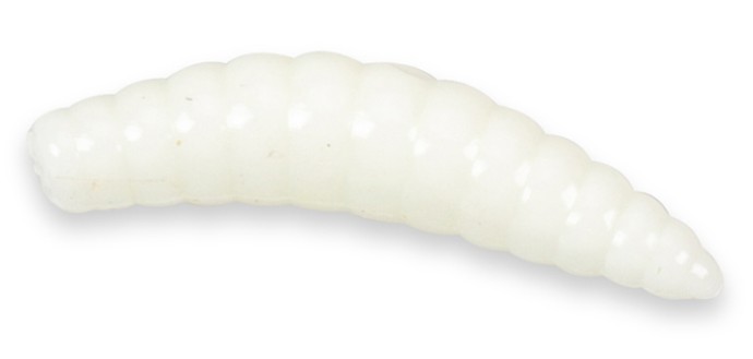 15kom - Gumové Nástrahy Iron Trout Soft Bee Maggots 2,5cm Sýr