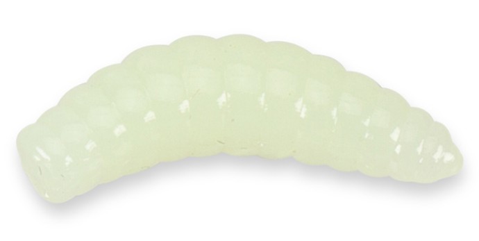 15kom - Gumové Nástrahy Iron Trout Soft Bee Maggots 2,5cm Sýr