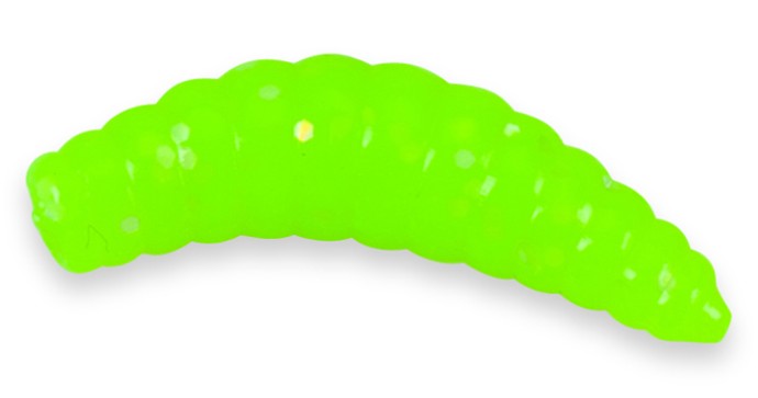 15kom - Gumové Nástrahy Iron Trout Soft Bee Maggots 2,5cm Sýr