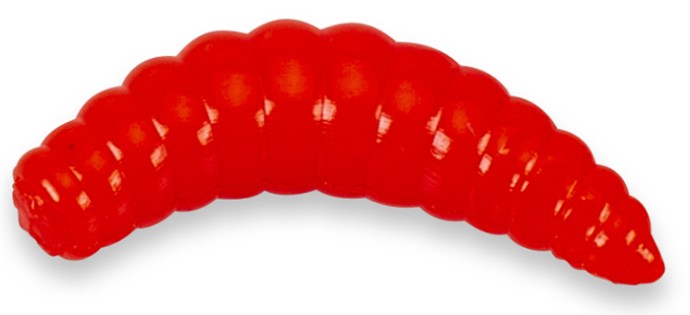 15kom - Gumové Nástrahy Iron Trout Soft Bee Maggots 2,5cm Sýr