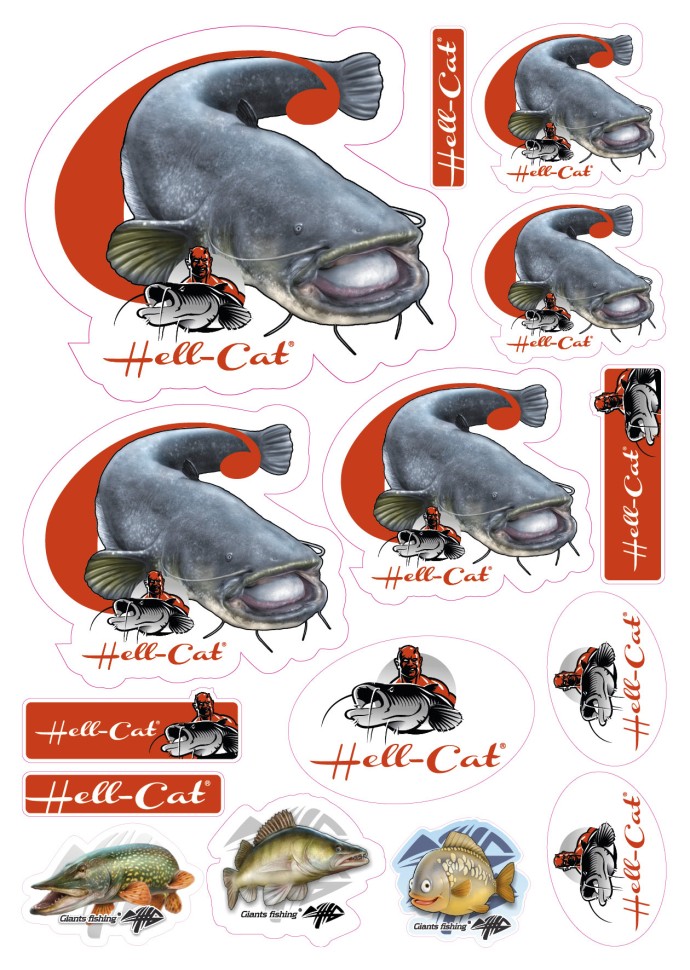 15kom - Naljepnica Hell-Cat Som