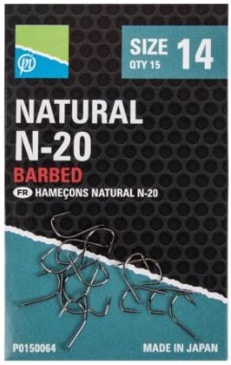 15kom - Udica Preston Natural N-20 Hooks