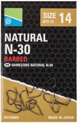 15kom - Udica Preston Natural N-30 Hooks